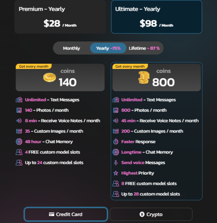 Kupid AI Pricing Screenshot