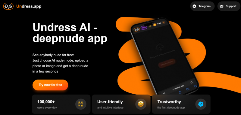 Undress AI Home Page